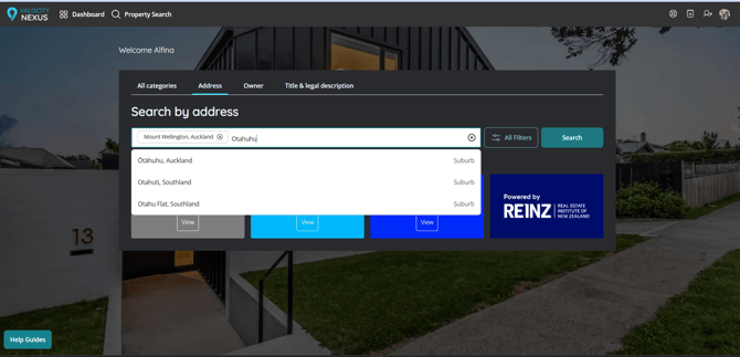 address search