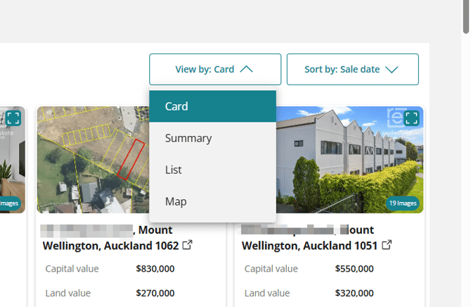 view card