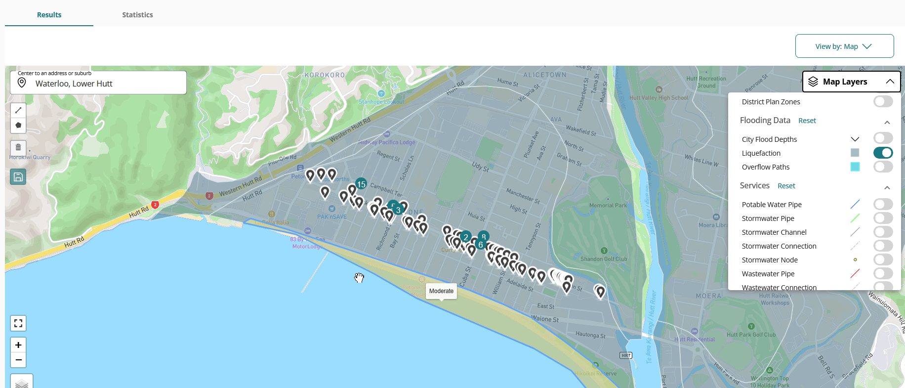 Wgtn Liquefication Map Layer